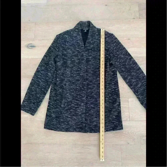 NWOT Eileen Fisher Collarless 1 Button Jacket - 100% Exclusive Bloomingdale Sz M - Picture 4 of 9